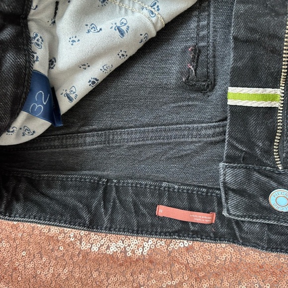 ANTHROPOLOGIE Crop Jeans Pilcro The Letterpress Womens Size 32 Dark Wash Ankle - Picture 5 of 9